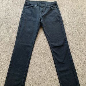 Levi’s men’s straight leg black jeans